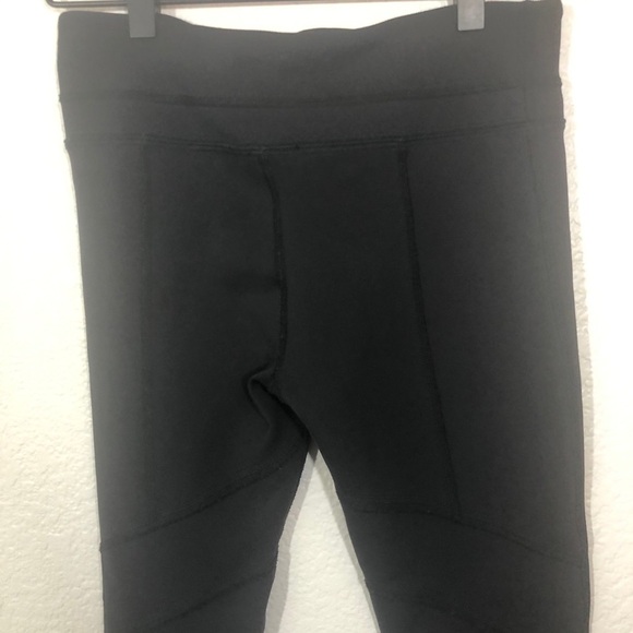 Stone Fox‎ Sweat Black Leggings Capris Gym - Picture 7 of 10